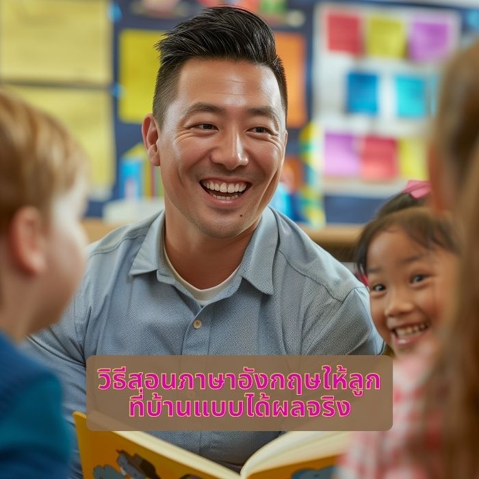 วิธีสอนภาษาอังกฤษให้ลูกที่บ้านแบบได้ผลจริง