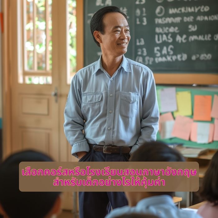 เลือกคอร์สหรือโรงเรียนสอนภาษาอังกฤษสำหรับเด็กอย่างไรให้คุ้มค่า